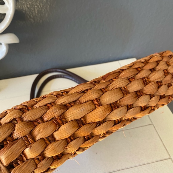 Sun N Sand STRAW BEACH BAG Double Handle Handbag - Picture 3 of 7